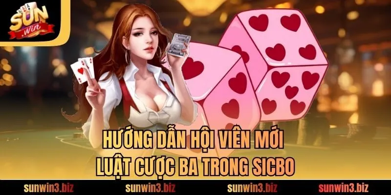 Hướng dẫn hội viên mới luật cược ba trong Sicbo